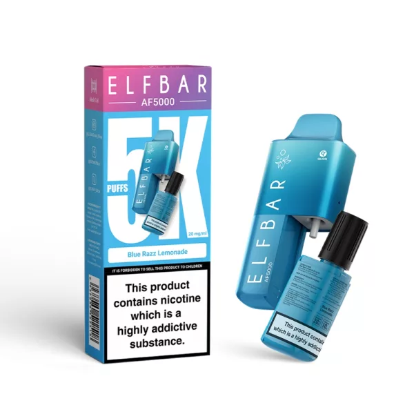 ELFBAR ~ AF5000 ~ Blue Razz Lemonade (Pod-System) (5k) (2%)