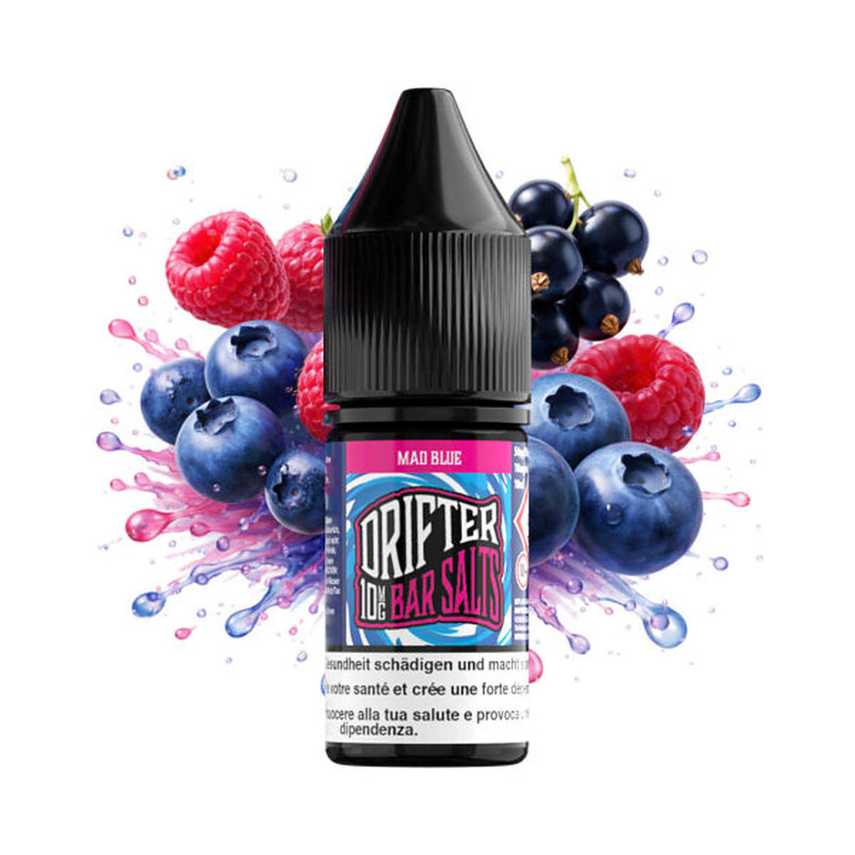 Drifter Bar Salts ~ Mad Blue 10 mg/ml