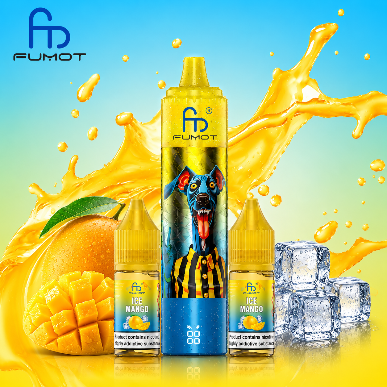 FUMOT ~ Doberman 32K ~ Mango Ice