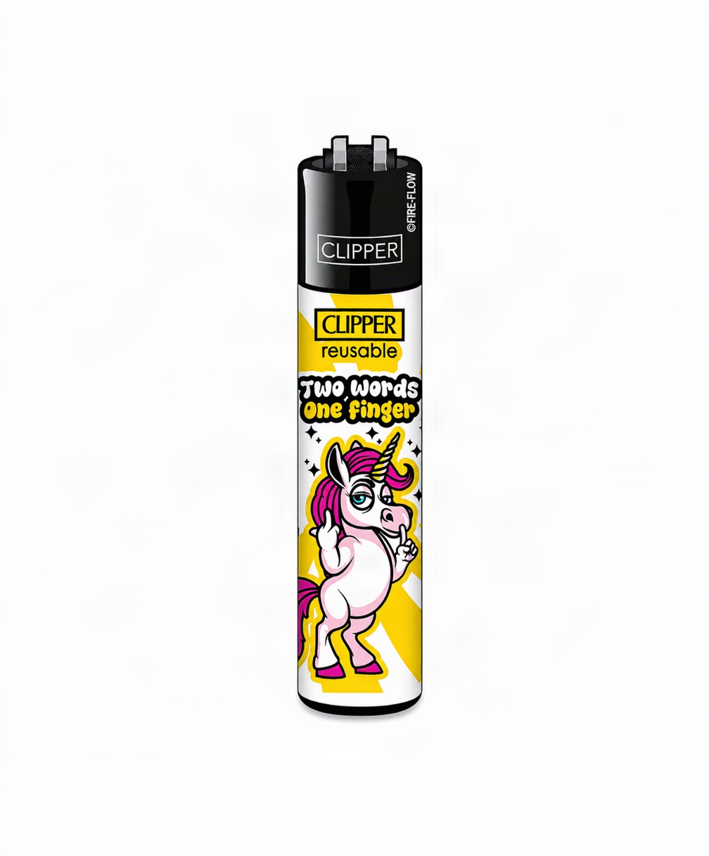 Clipper ~ Unicorn Two Words One Finger