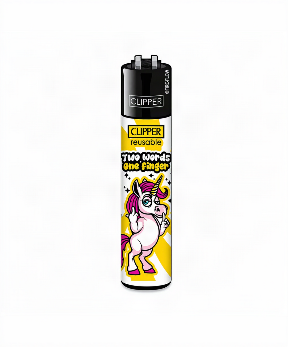 Clipper ~ Unicorn Two Words One Finger