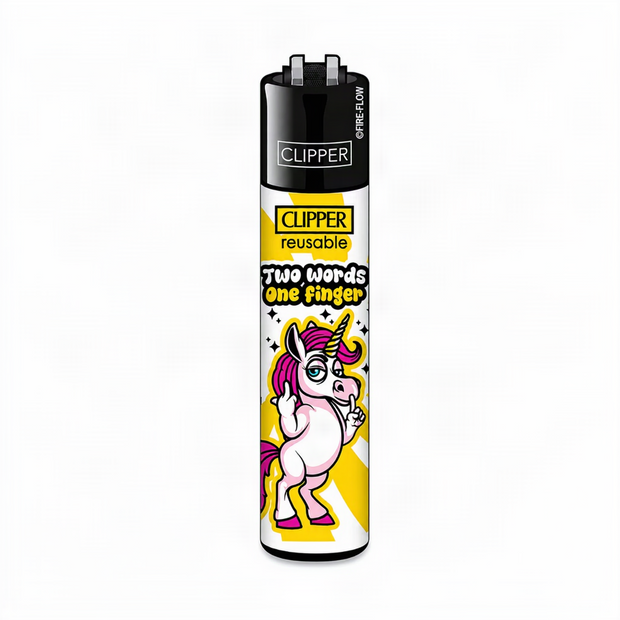Clipper ~ Unicorn Two Words One Finger