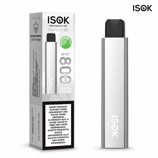 ISOK ~ Neos 2.0 ~ Gold Tobacco