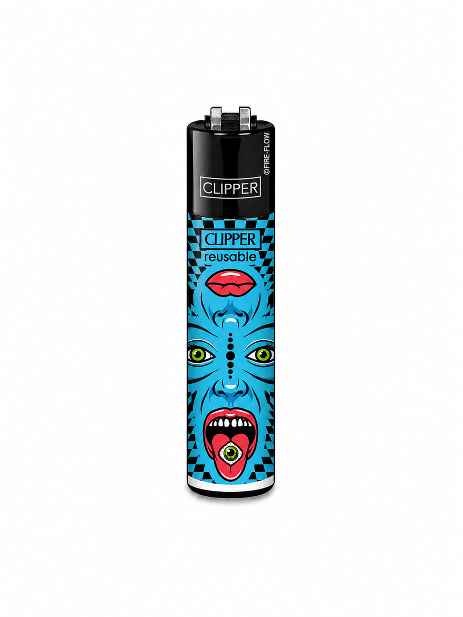 Clipper ~ Trippy Blau 2 Münder