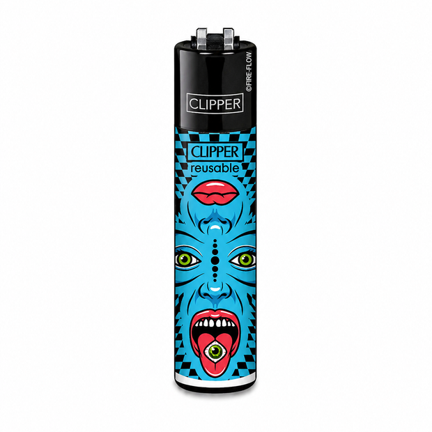 Clipper ~ Trippy Blau 2 Münder