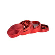Aluminium Grinder – Rot – 4-teilig, 55 mm