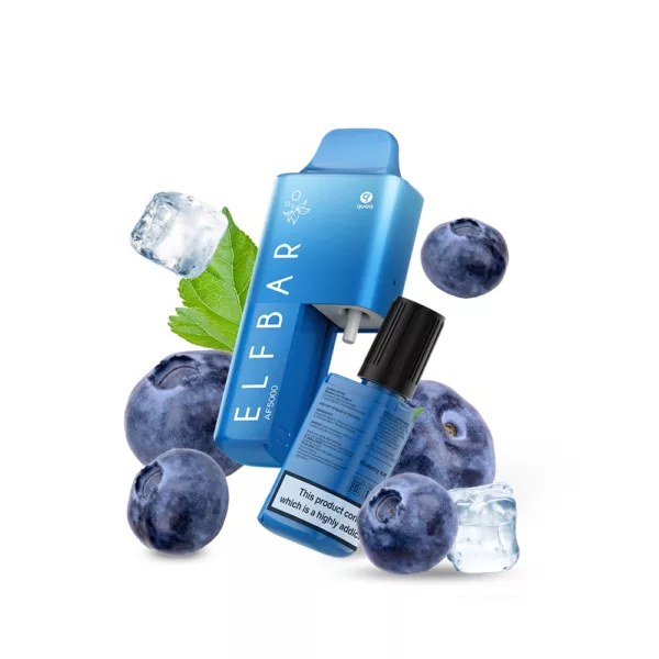 ELFBAR ~ AF5000 ~ Blueberry ICE (Pod System) (5k) (2%)