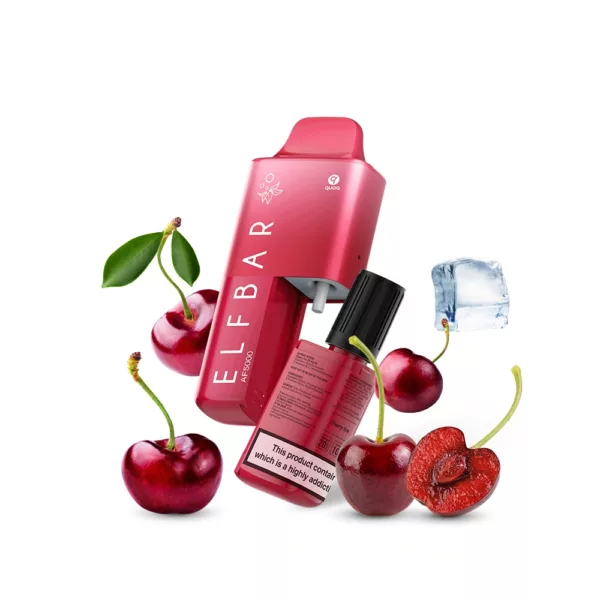 ELFBAR ~ AF5000 ~ Cherry ICE (Pod System) (5k) (2%)