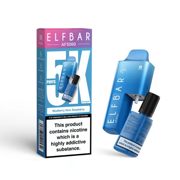 ELFBAR ~ AF5000 ~ Blueberry Sour Raspberry