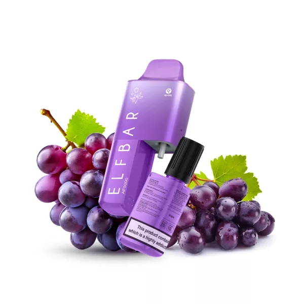 ELFBAR ~ AF5000 ~ Grape (Pod System) (5k) (2%)