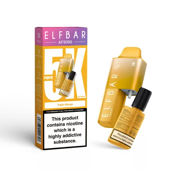 ELFBAR ~ AF5000 ~ Triple Mango (Pod System) (5k) (2%)