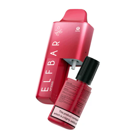 ELFBAR ~ AF5000 ~ Strawberrry Raspberry Cherry ICE (Pod-System) (5k) (2%)