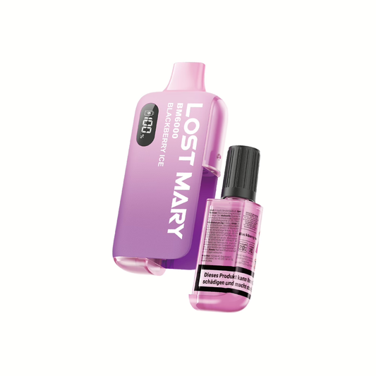 LOST MARY ~ BM6000 ~ Blackberry ICE (Pod-System) (6k) (2%)