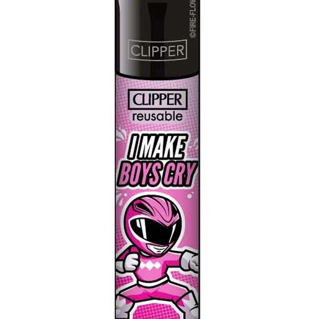 Clipper ~ Girly Slogan I Make Boys Cry