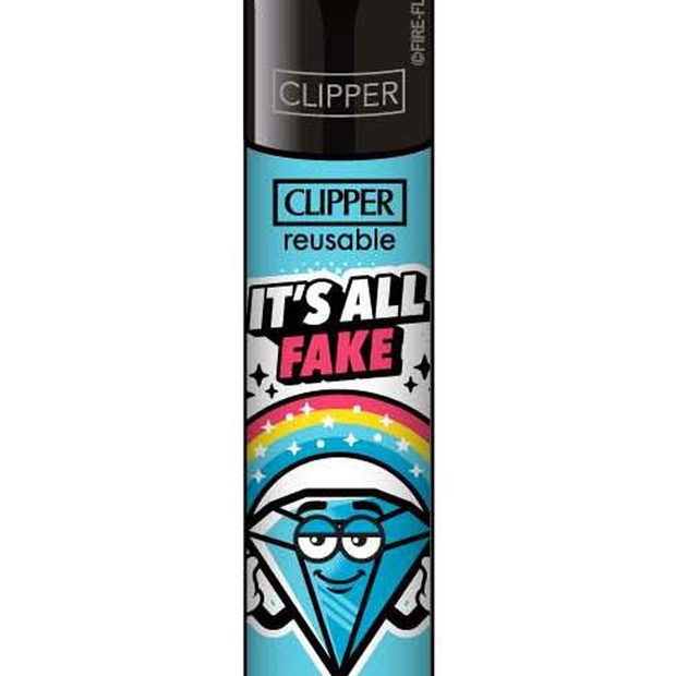 Clipper ~ Slappy Slogan It's All Fake