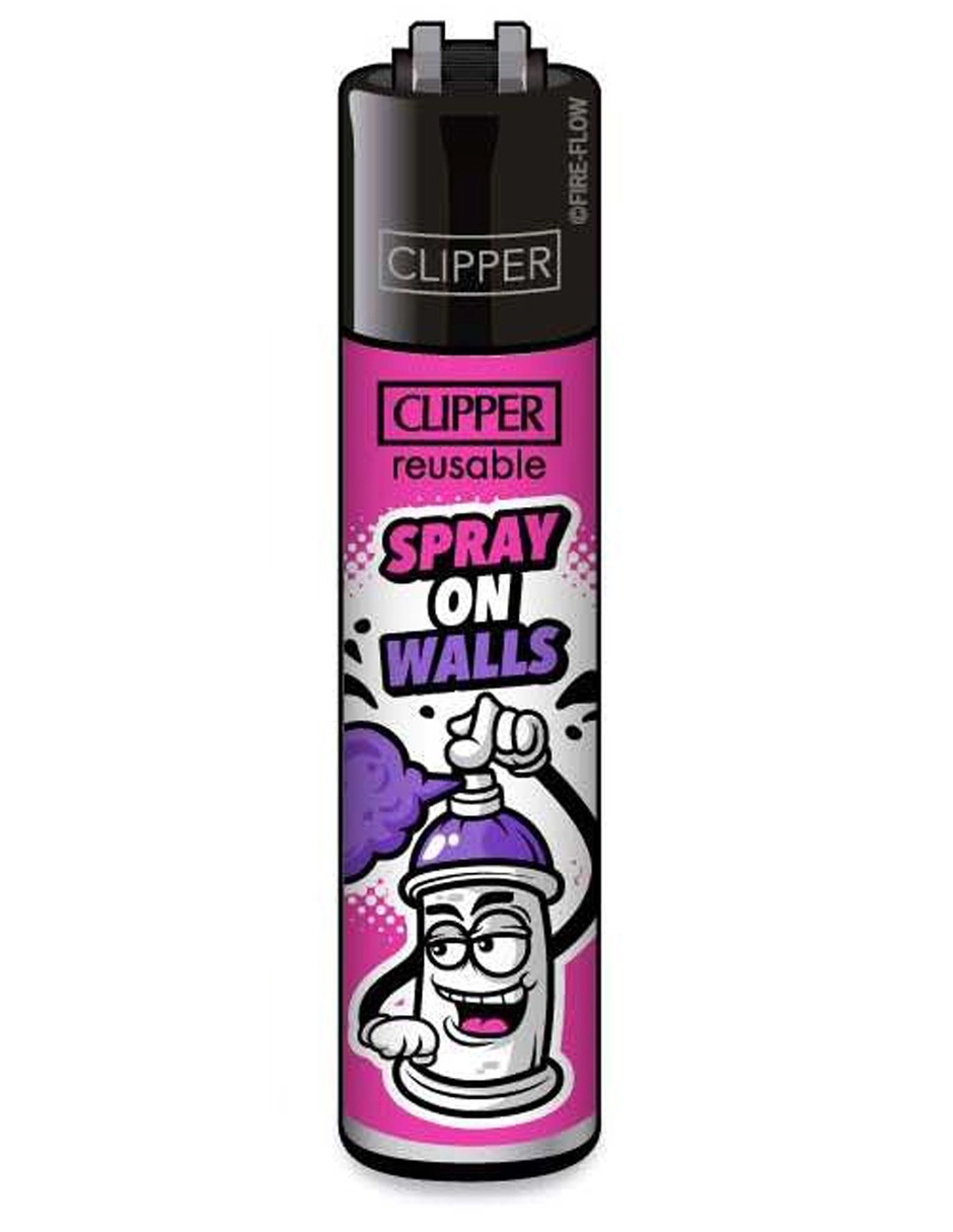 Clipper ~ Slappy Slogan Spray on Wall