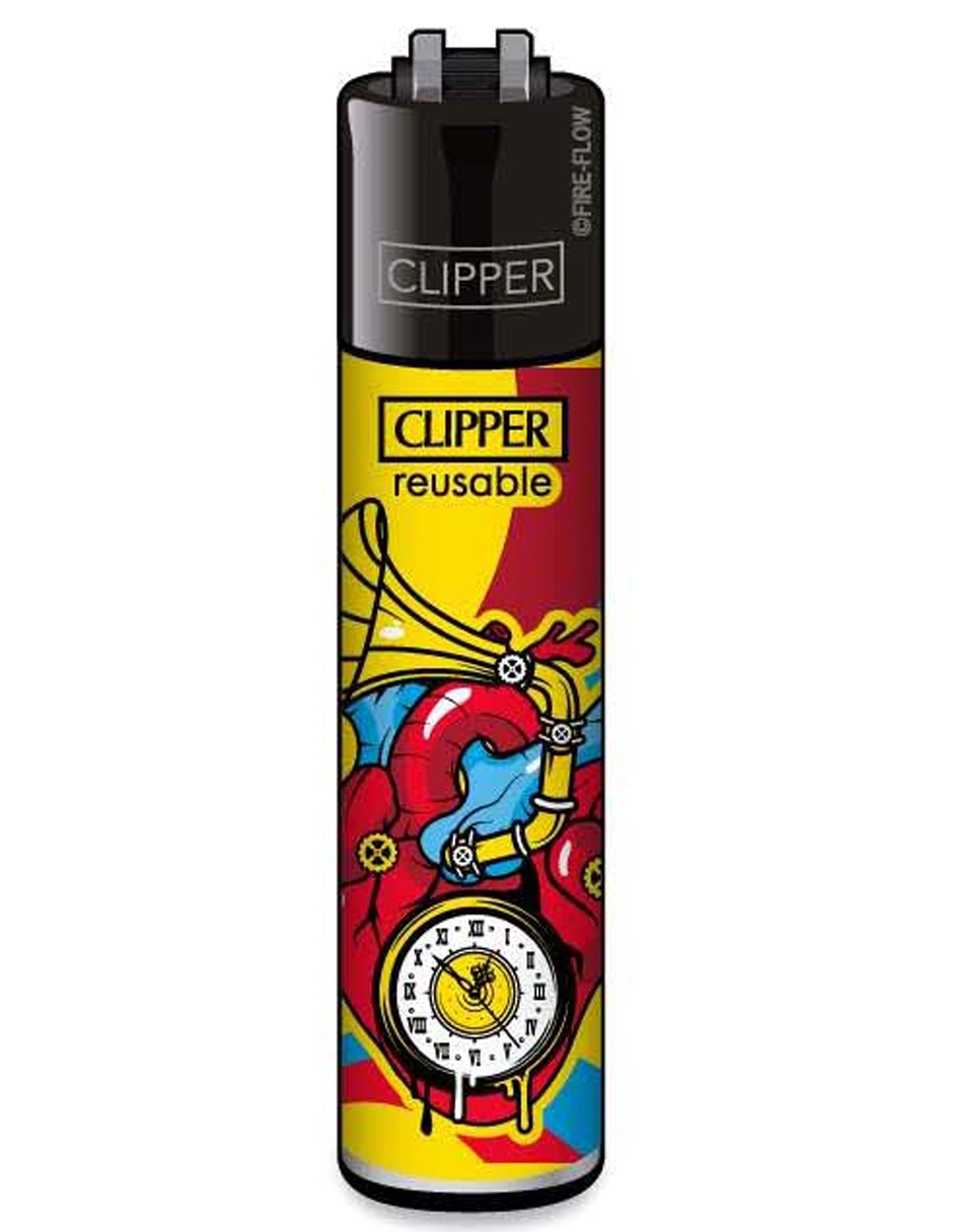 Clipper ~ Trippy Heart Clock