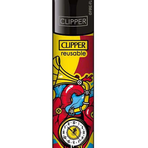 Clipper ~ Trippy Heart Clock