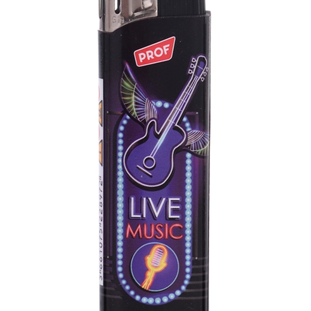 Elektronisches Feuerzeug Neon Live Music Nachfüllbares