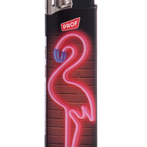 Elektronisches Feuerzeug Neon Flamingo Nachfüllbares
