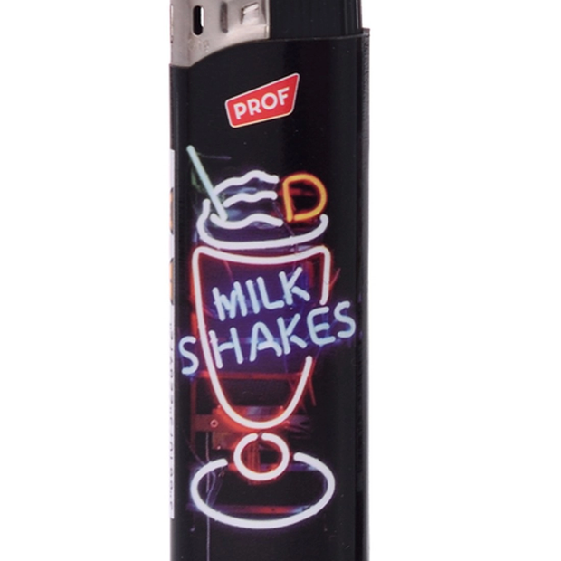 Elektronisches Feuerzeug Neon Milk Shakes Nachfüllbares