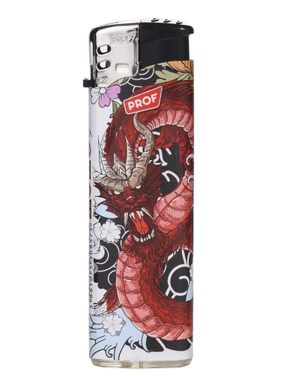Elektronisches Feuerzeug Roter Drache