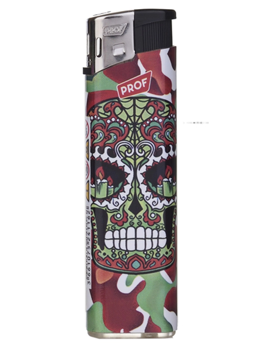Elektronisches Feuerzeug Mexican Skull Candles Eyes