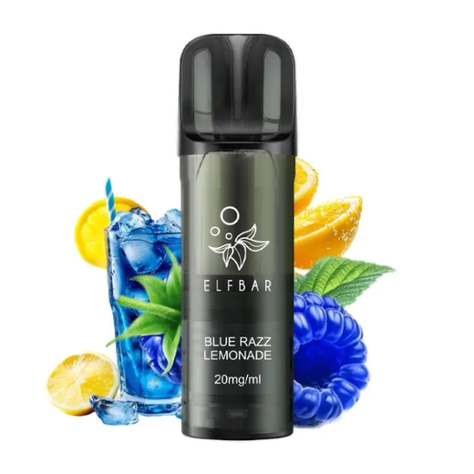 ELFBAR ~ ELFA Pro V2 Pods 20mg ~ Blue Razz Lemonade