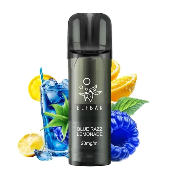 ELFBAR ~ ELFA Pro V2 Pods 20mg ~ Blue Razz Lemonade