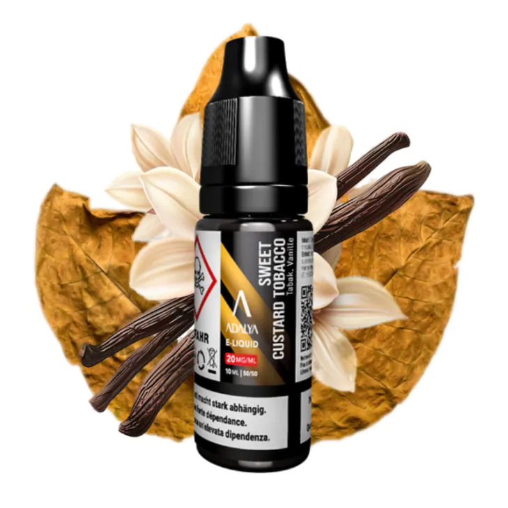 ADALYA ~ 10ml/20mg ~ Sweet Custard Tobacco