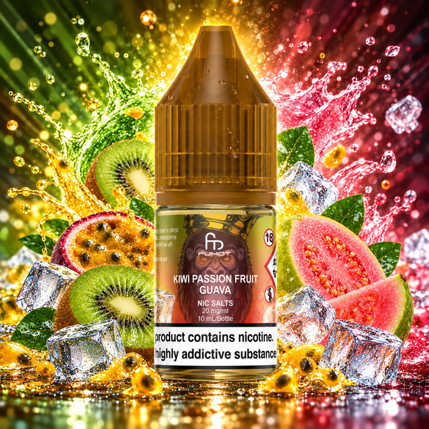 Fumot ~ RandM 10 ml - 20 mg/ml ~ Kiwi Passion Fruit Guava