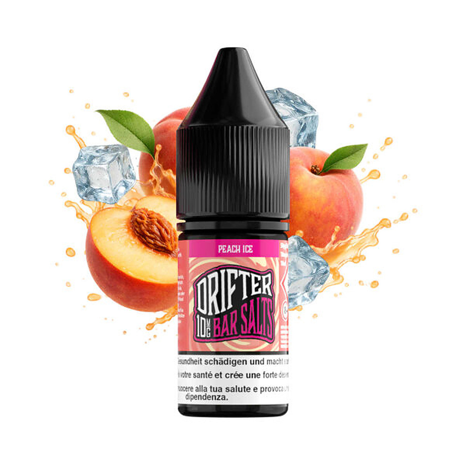 Drifter Bar Salts ~ Peach Ice 10 mg/ml