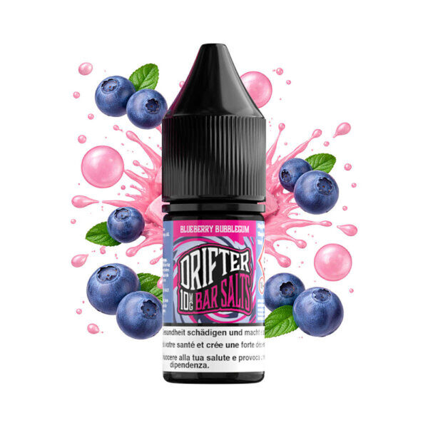Drifter Bar Salts ~ Blueberry Bubblegum 10 mg/ml