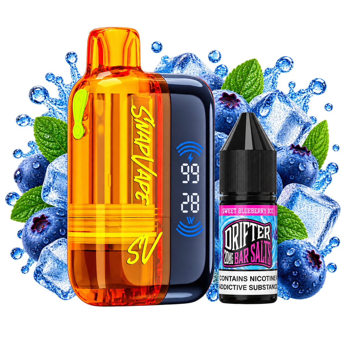 KEYSTONE ~ SnapVape ~ Sweet Blueberry Ice