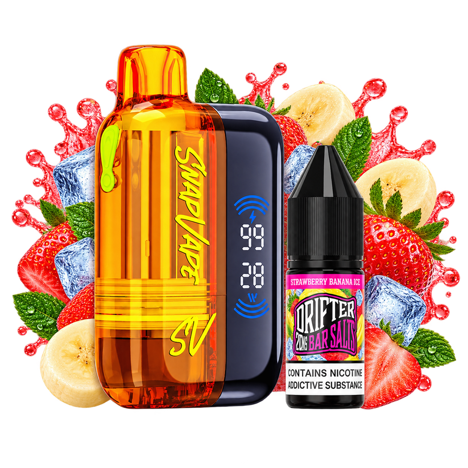 KEYSTONE ~ SnapVape ~ Strawberry Banana Ice