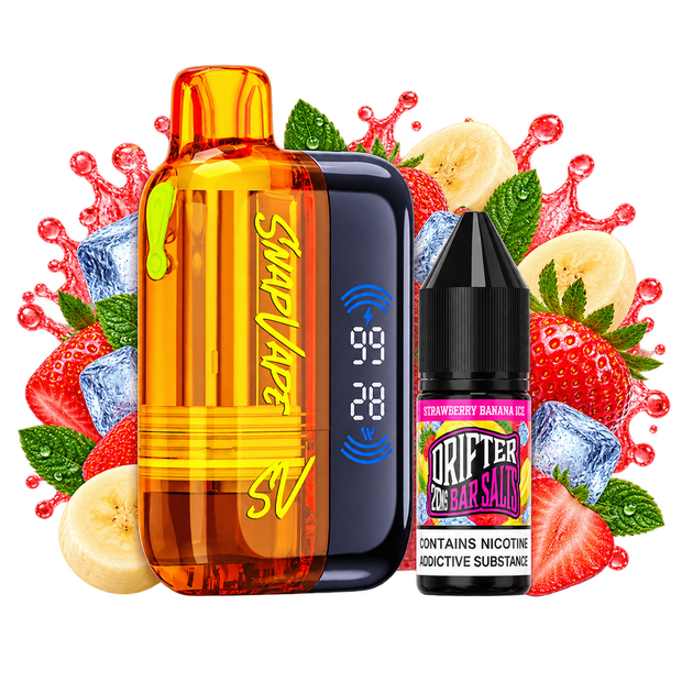 KEYSTONE ~ SnapVape ~ Strawberry Banana Ice