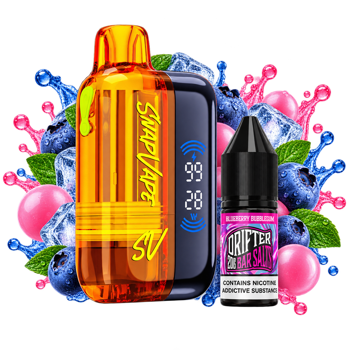 KEYSTONE ~ SnapVape ~ Blueberry Bubblegum