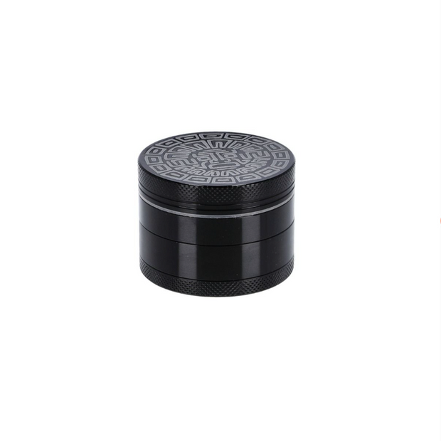 OHIA Classic Maya Aluminium Grinder – Schwarz – 4-teilig, 50 mm