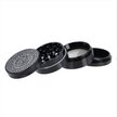 OHIA Classic Maya Aluminium Grinder – Schwarz – 4-teilig, 50 mm