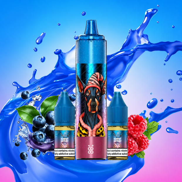 FUMOT ~ Doberman 32K ~ Blueberry Raspberry