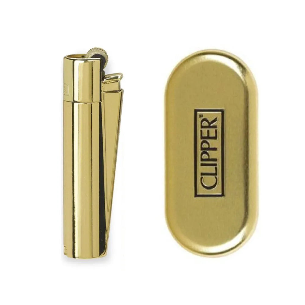 Clipper ~ Metal Gold Gradient Elegance