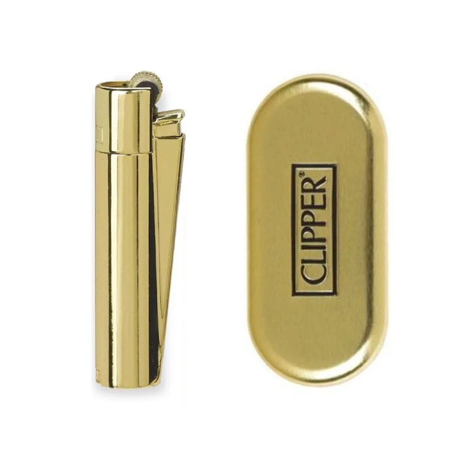 Clipper ~ Metal Gold Gradient Elegance