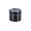 Don't Panic Aluminium Grinder – Schwarz – 4-teilig, 55 mm