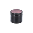 Aluminium Grinder Shiny Top – Schwarz/Rot – 4-teilig, 50 mm