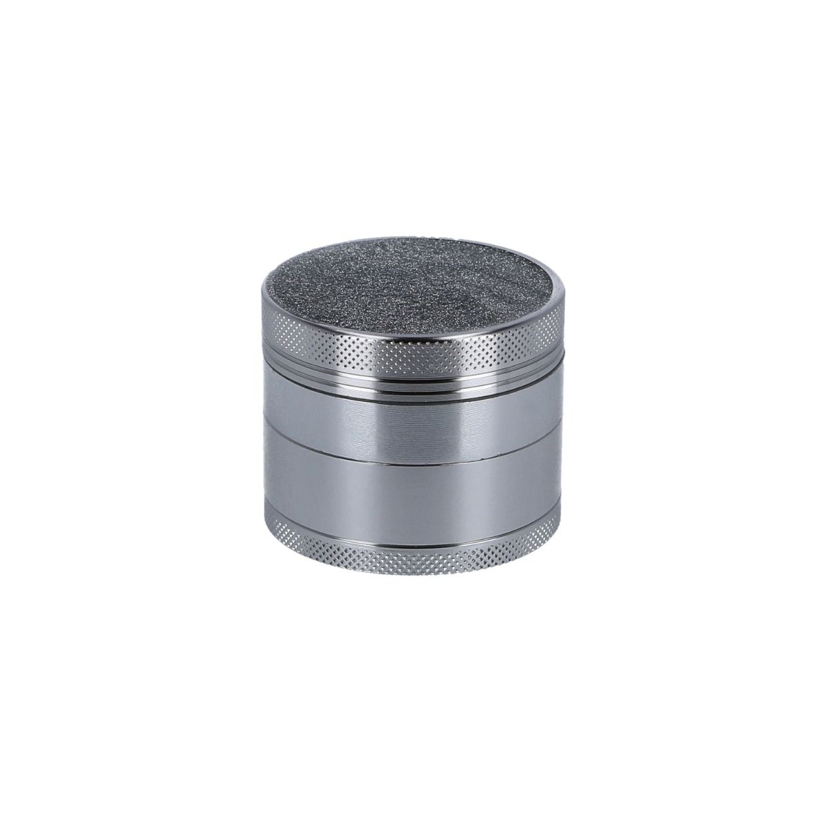 Aluminium Grinder Shiny Top – Silber – 4-teilig, 50 mm