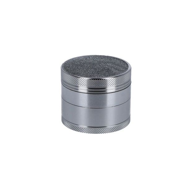 Aluminium Grinder Shiny Top – Silber – 4-teilig, 50 mm