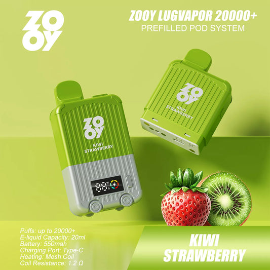 Zooy Lugvapor ~ Kiwi Strawberry (Pod-System) (20k) (2%)