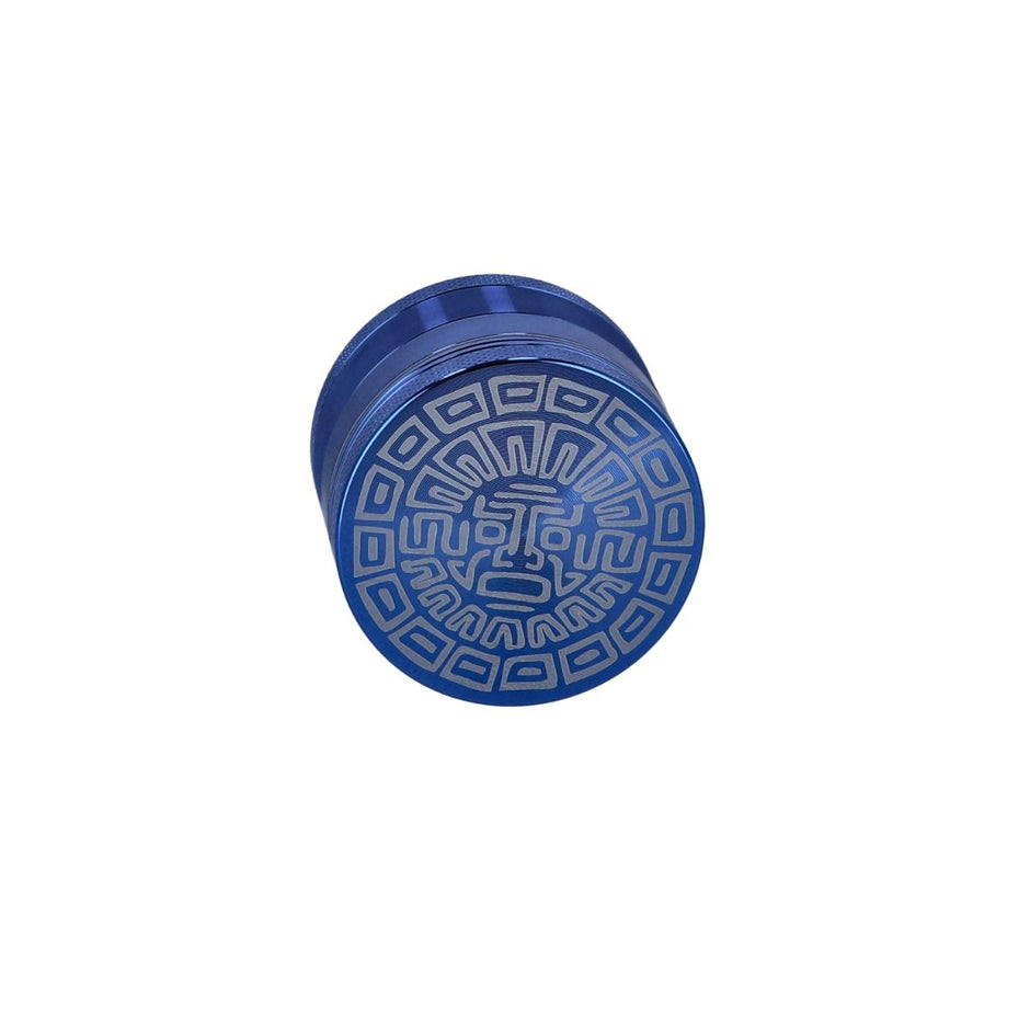 OHIA Classic Maya Aluminium Grinder – Blau – 4-teilig, 50 mm
