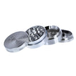 OHIA Classic Maya Aluminium Grinder – Silber – 4-teilig, 50 mm