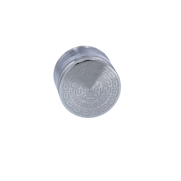 OHIA Classic Maya Aluminium Grinder – Silber – 4-teilig, 50 mm